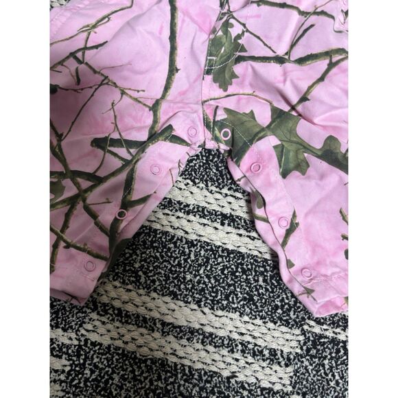 TRAILCREST 12-18 MONTHS PINK AND GREEN OVERALLS - Picture 6 of 9